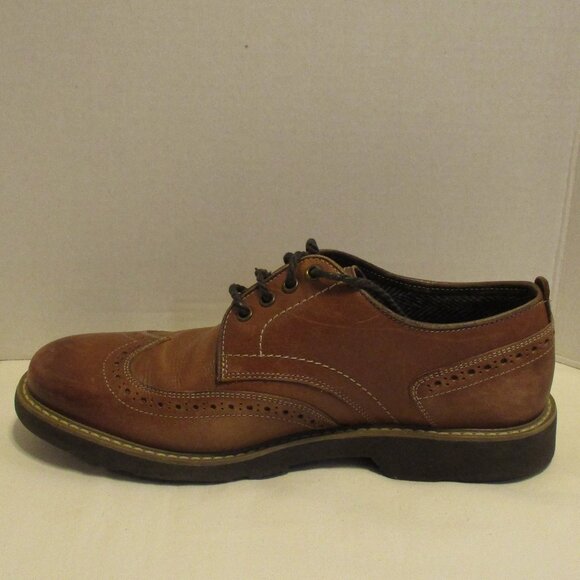 Florsheim Oxford Men Size 8 Brown Leather Lace Up Dress Shoes main image 4